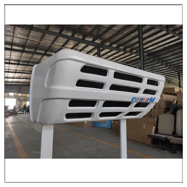 25~30 Cbm Frozen Cargo Meat Vegetable R404A Split Front Mounted Copper Tube Evaporator Engine Driven DC12V/24V Truck Refrigeration Unit