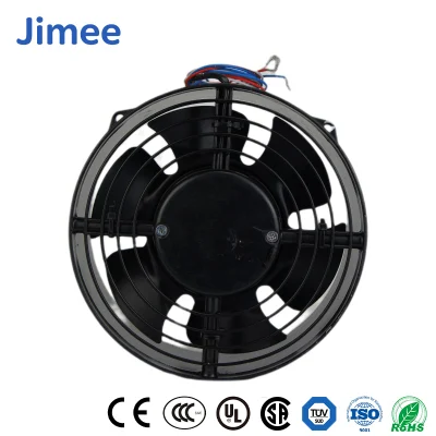 Jimee Motor Китай Поставщики роторных лопастных воздуходувок PP Пластиковый материал Jm8025b2hl 80 * 80 * 25 мм Осевые воздуходувки переменного тока Высокоскоростные центробежные воздуходувки на заказ